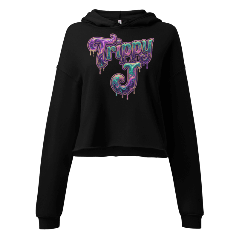 Trippy J — Women's Cropped Hoodie | Bella + Canvas 7502