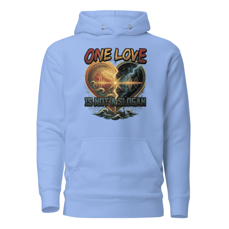 One Love — Premium Pullover Hoodie | Cotton Heritage M2580