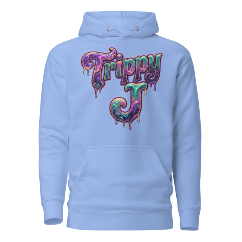 Trippy J — Premium Pullover Hoodie | Cotton Heritage M2580
