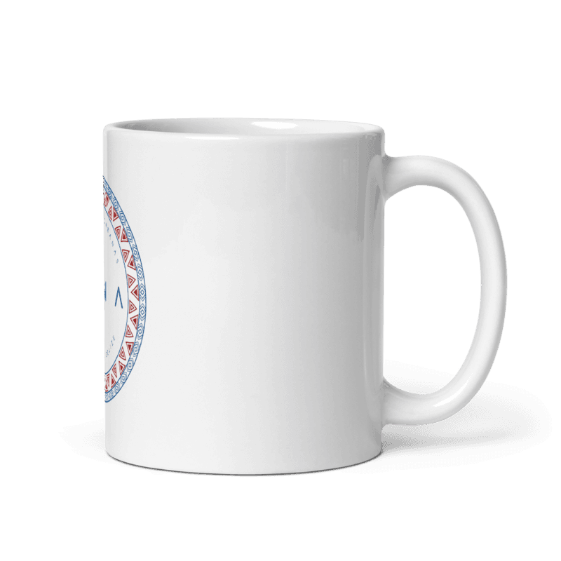 Lina Point — White Glossy Mug