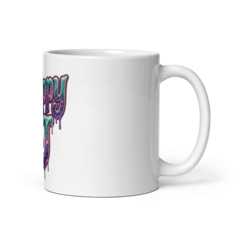 Trippy J — White Glossy Mug