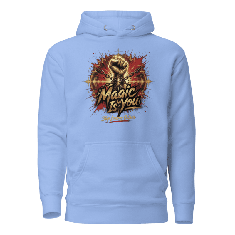 Stop Looking Outside — Premium Pullover Hoodie | Cotton Heritage M2580