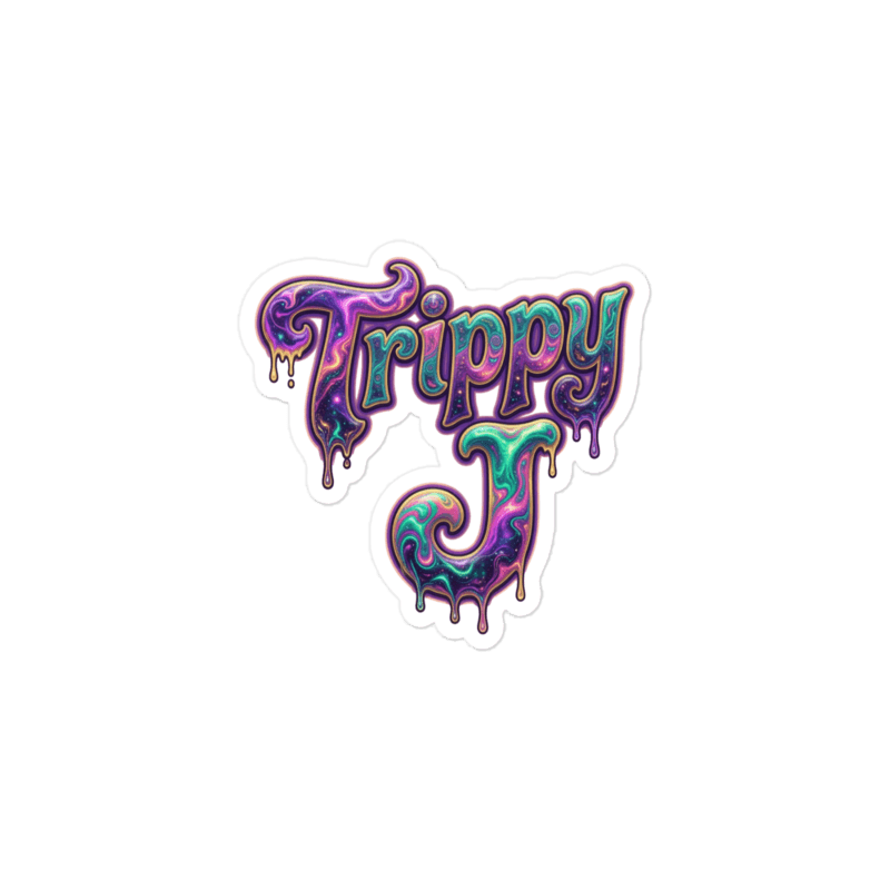 Trippy J — Kiss-Cut Stickers