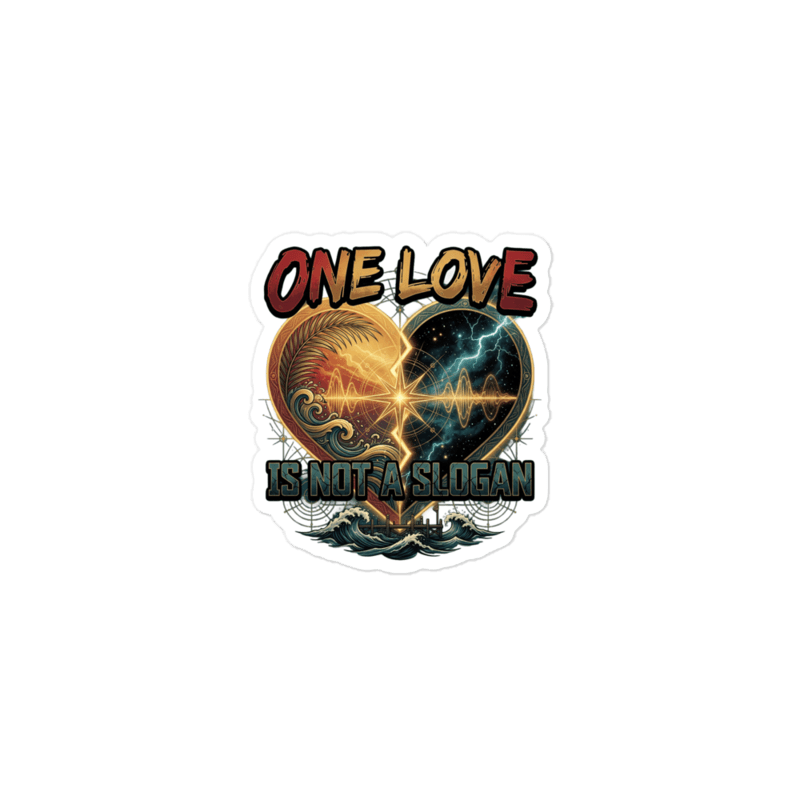 One Love — Kiss-Cut Stickers