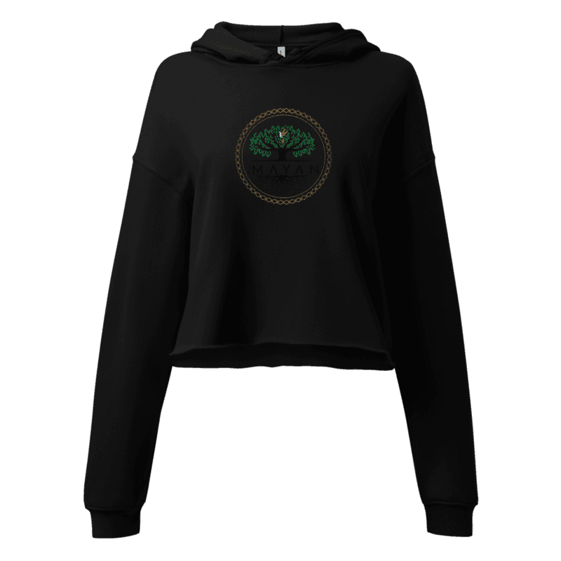 The Mayan — Women's Cropped Hoodie | Bella + Canvas 7502