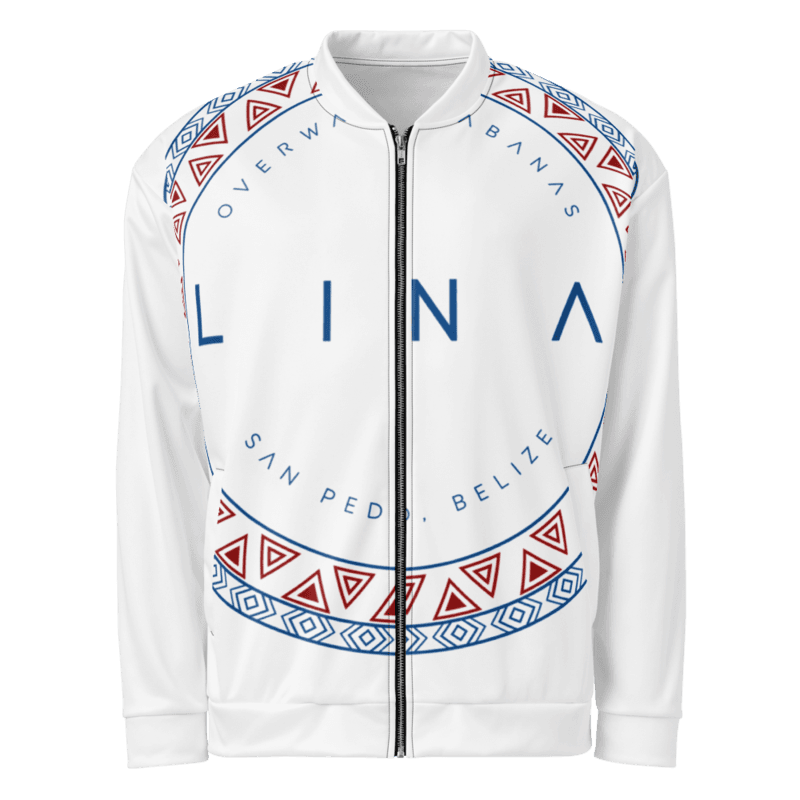 Lina Point — All-Over Print Bomber Jacket
